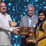 The Union Minister for Urban Development, Housing & Urban Poverty Alleviation and Information & Broadcasting, Shri M. Venkaiah Naidu presenting awards to the school children at the 27th Annual Day Celebrations of P. Obul Reddy Public School, in Hyderabad on December 03, 2016.